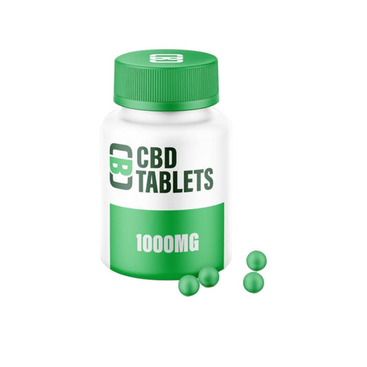 CBD Asylum Tablets 1000mg CBD 100 Tablets (BUY 1 GET 2 FREE) - HEMPORIUM