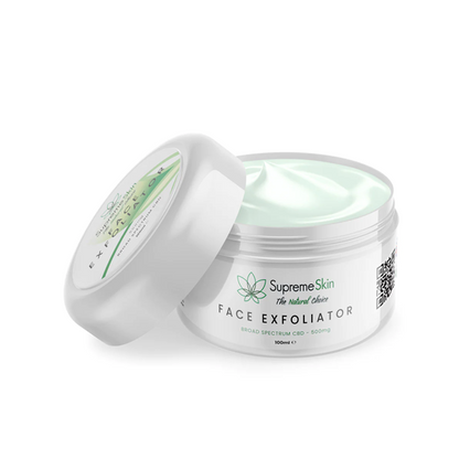 Supreme CBD 500mg CBD Face Exfoliator - 100ml - HEMPORIUM