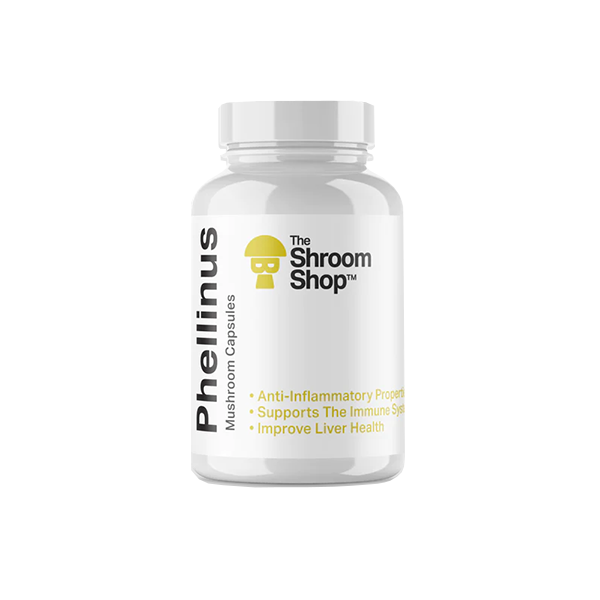 The Shroom Shop Phellinus 45000mg Capsules - 90 Caps - HEMPORIUM