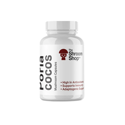 The Shroom Shop Poria Cocos 45000mg Capsules - 90 Caps - HEMPORIUM