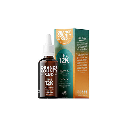 Orange County CBD 12000mg Full Spectrum CBD Oil - 100ml - HEMPORIUM