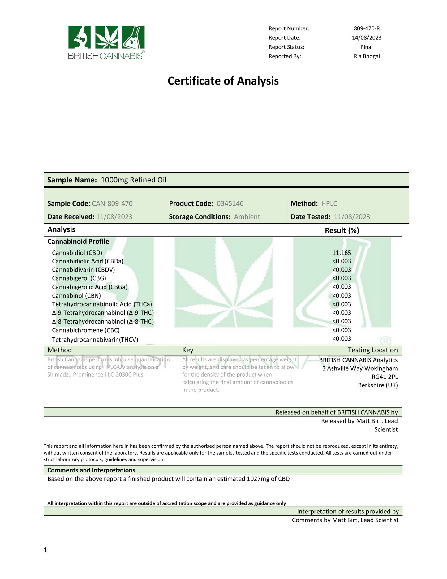 Hempura 1000mg CBD Broad Spectrum Oil with terpenes - 10ml - HEMPORIUM