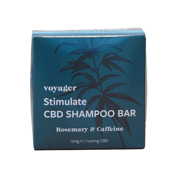 Voyager 100mg CBD Stimulate Shampoo Bar - 100g - HEMPORIUM