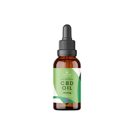 Supreme CBD 1000mg Full Spectrum CBD Tincture Oil - 30ml - HEMPORIUM