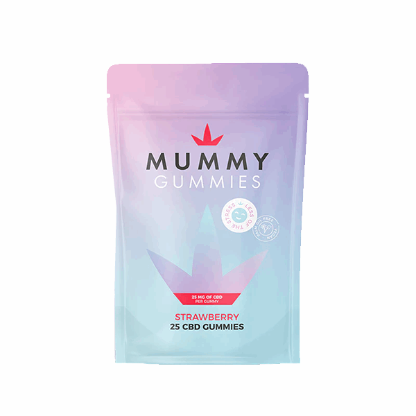 Canax 625mg CBD Mummy Gummies - Strawberry - HEMPORIUM