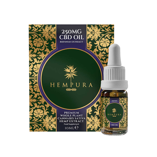 Hempura 250mg CBD Broad Spectrum Oil Refined with terpenes - 10ml - HEMPORIUM