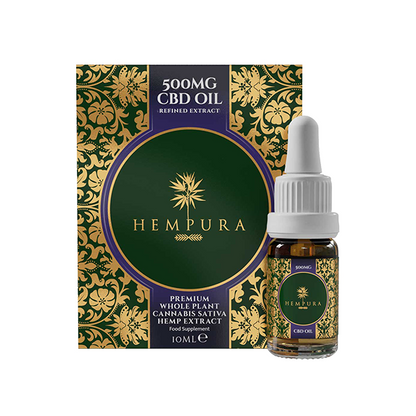 Hempura 500mg CBD Broad Spectrum Oil Refined with terpenes - 10ml - HEMPORIUM