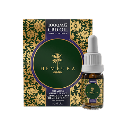 Hempura 1000mg CBD Broad Spectrum Oil Refined with terpenes - 10ml - HEMPORIUM