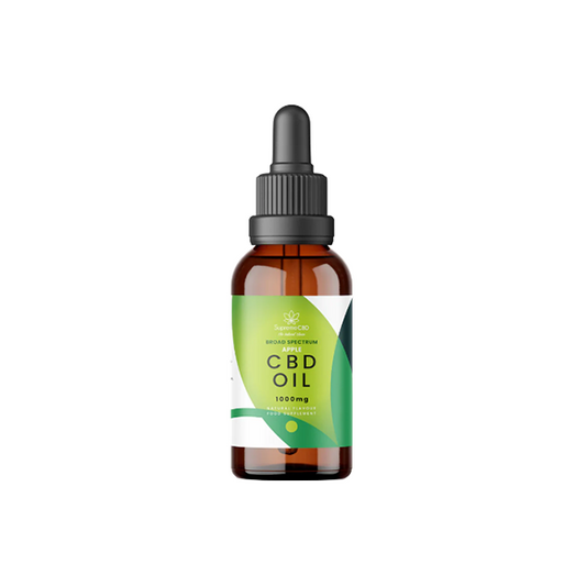 Supreme CBD 1000mg Broad Spectrum Apple CBD Oil - 30ml - HEMPORIUM