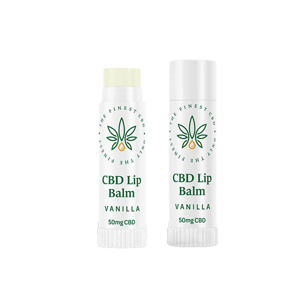 The Finest Balm 50mg CBD Vanilla Lip Balm Stick - 5ml - HEMPORIUM