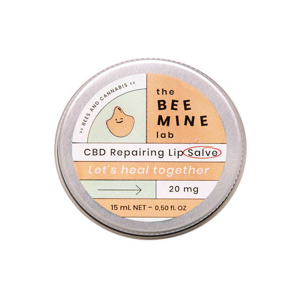 The Beemine Lab 20mg CBD Lip Balm 15ml - HEMPORIUM