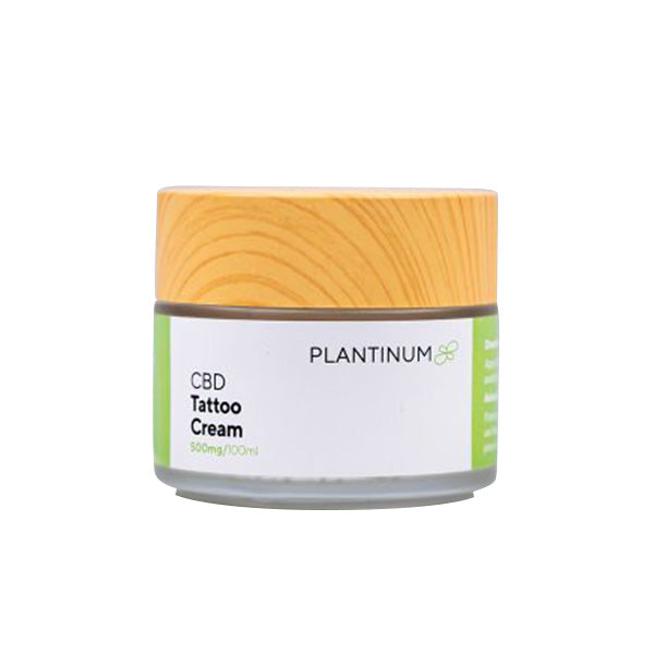 Plantinum CBD 500mg CBD Tattoo Cream - 100ml - HEMPORIUM