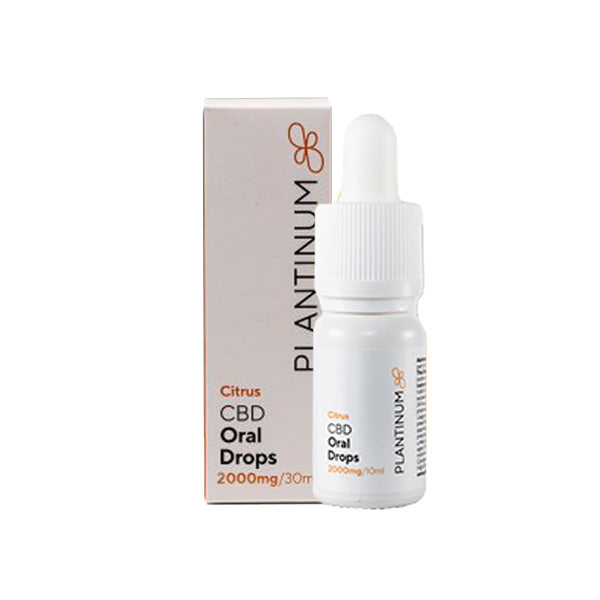 Plantinum CBD 2000mg CBD Citrus Oral Drops - 30ml - HEMPORIUM