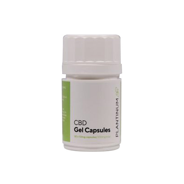 Plantinum CBD 300mg CBD Soft Gel Capsules - 30 Caps - HEMPORIUM