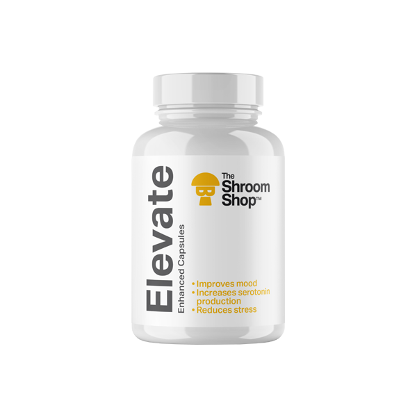 The Shroom Shop Enhanced Elevate 67500mg Capsules - 90 Caps - HEMPORIUM