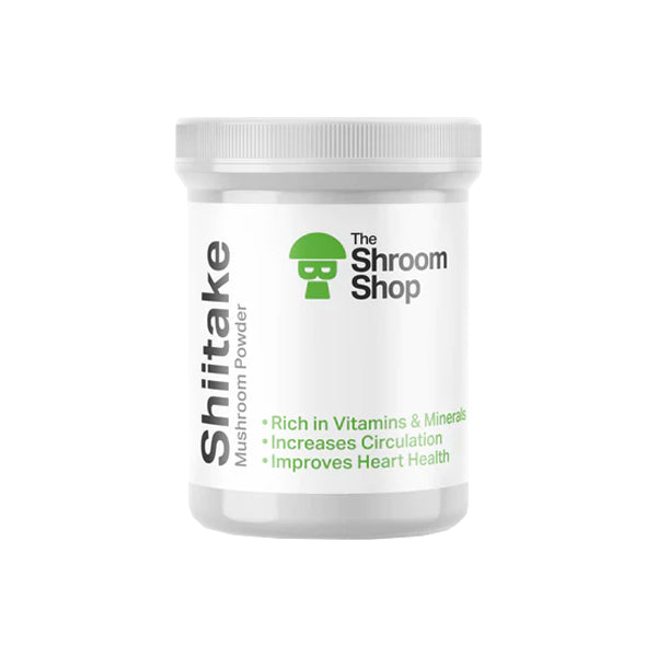 The Shroom Shop Shiitake Mushroom 90000mg Powder - HEMPORIUM