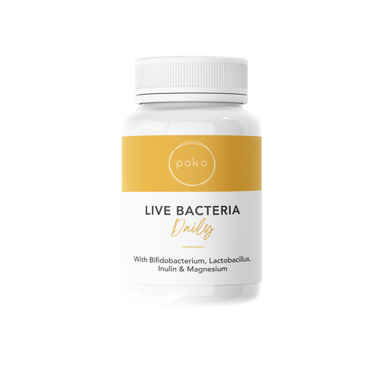 Poko Live Bacteria Daily Supplement Capsules - 60 Caps - HEMPORIUM