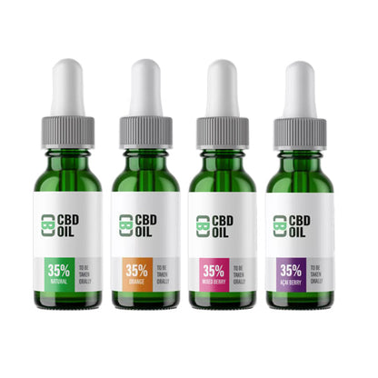 CBD Asylum 35% 3500mg CBD Oil 10ml (BUY 1 GET 2 FREE)