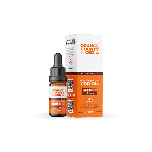 Orange County CBD 500mg Full Spectrum CBD Oil - 10ml - HEMPORIUM