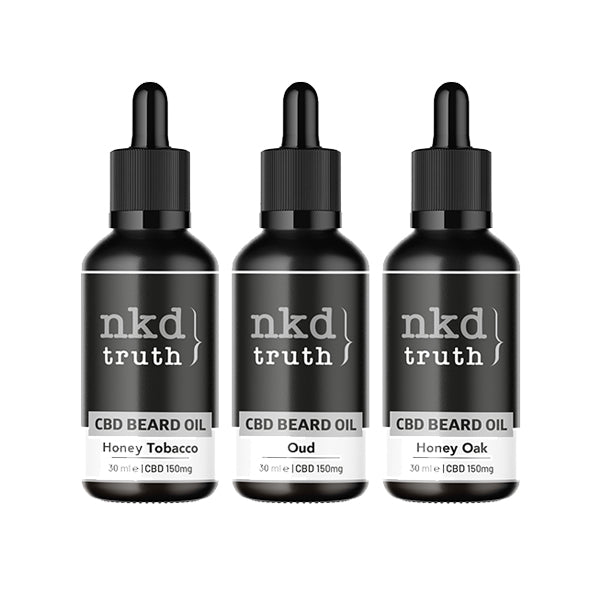 NKD 150mg CBD Infused Speciality Beard Oils 30ml - HEMPORIUM