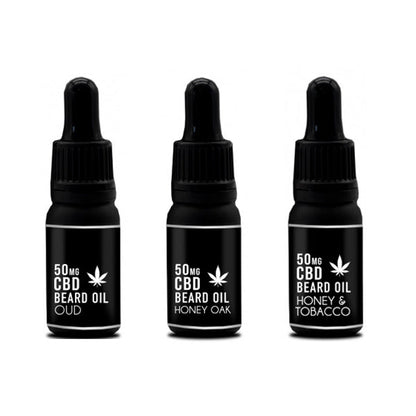 NKD 50mg CBD Infused Speciality Beard Oils 10ml (BUY 1 GET 1 FREE) - HEMPORIUM