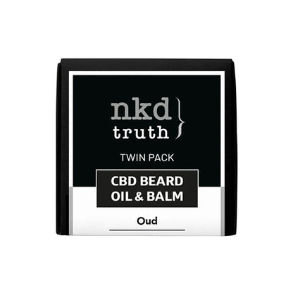 NKD 150mg CBD Twin Pack OUD Beard Oil and balm (BUY 1 GET 1 FREE) - HEMPORIUM