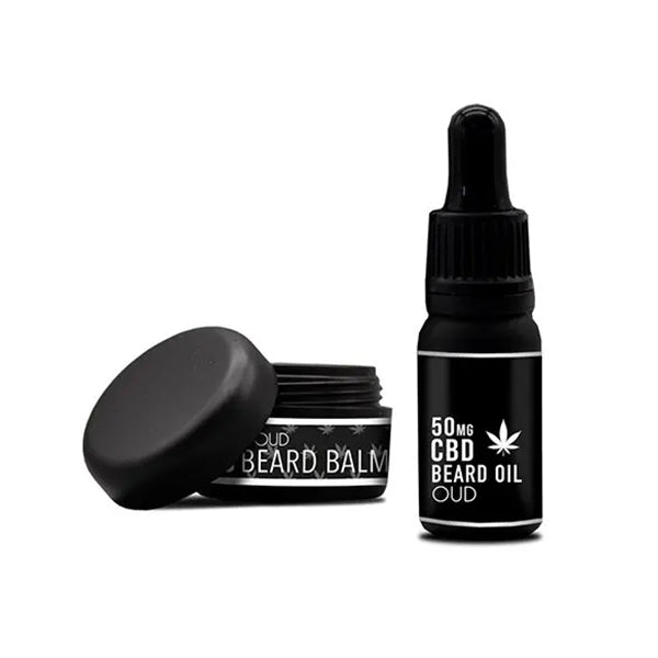 NKD 150mg CBD Twin Pack OUD Beard Oil and balm (BUY 1 GET 1 FREE) - HEMPORIUM