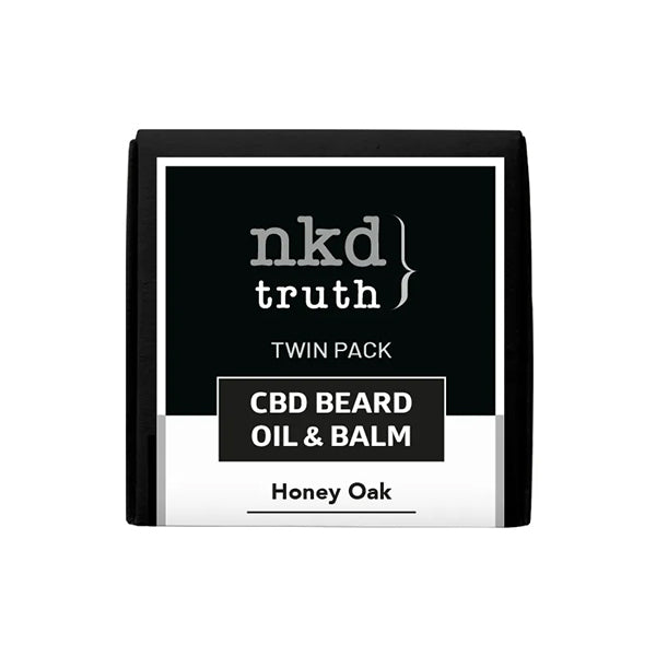 NKD 150mg CBD Twin Pack Honey Oak Beard Oil and balm (BUY 1 GET 1 FREE) - HEMPORIUM