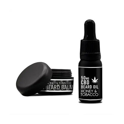 NKD 150mg CBD Twin Pack Honey Tobacco Beard Oil and balm (BUY 1 GET 1 FREE) - HEMPORIUM