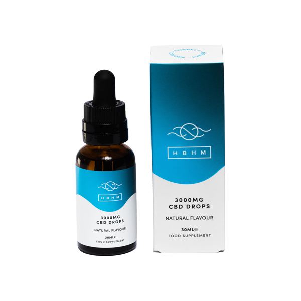 HBHM 3000mg CBD MCT Oil - 30ml