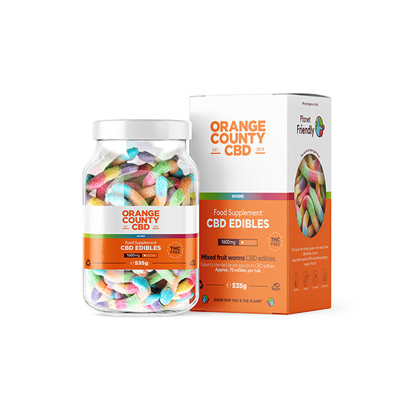 Orange County CBD 1600 mg Gummies - velké balení