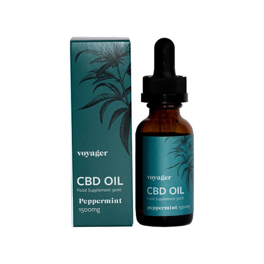 Voyager 1500mg CBD Peppermint Oil - 30ml - HEMPORIUM