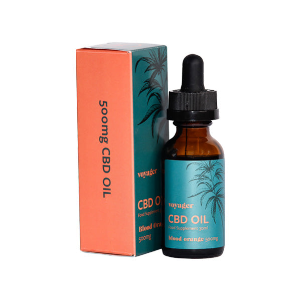 Voyager 500mg CBD Blood Orange Oil - 30ml - HEMPORIUM