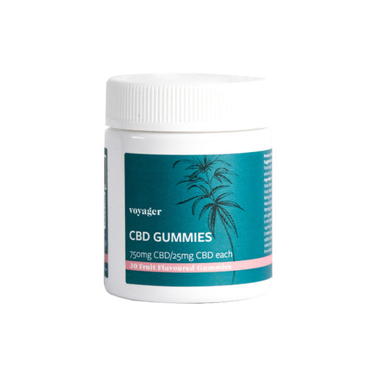 Voyager 750mg CBD Gummies - 30 Pieces - HEMPORIUM