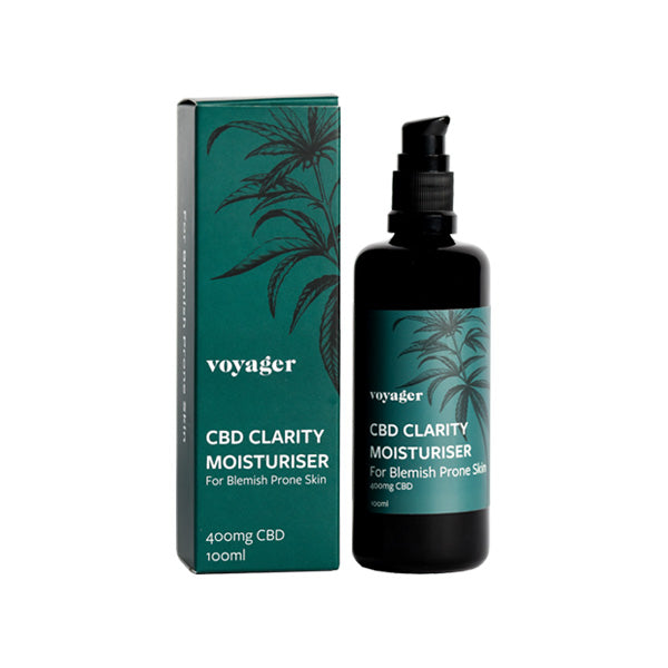 Voyager 400mg CBD Clarity Moisturiser - 100ml - HEMPORIUM