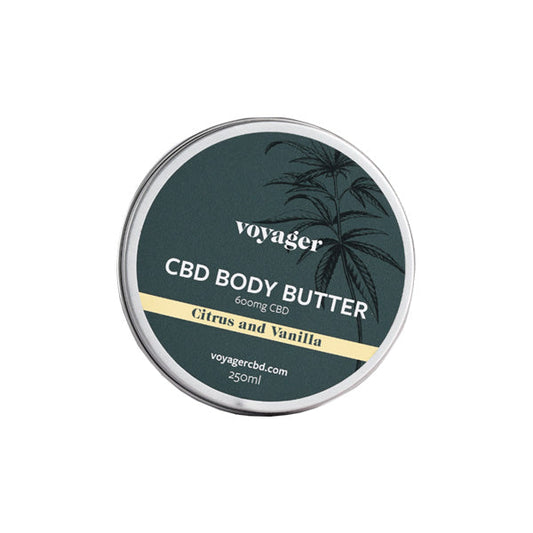 Voyager 600mg CBD Body Butter - 250ml - HEMPORIUM