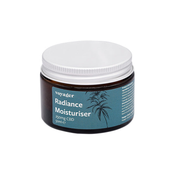 Voyager 250mg CBD Radiance Moisturiser - 50ml - HEMPORIUM