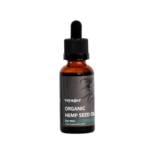 Voyager Pets Organic Hemp Seed Oil - 30ml - HEMPORIUM