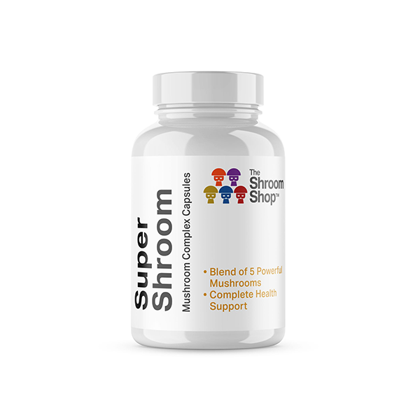 The Shroom Shop Super Shroom Complex 750mg Capsules - 150 Caps - HEMPORIUM