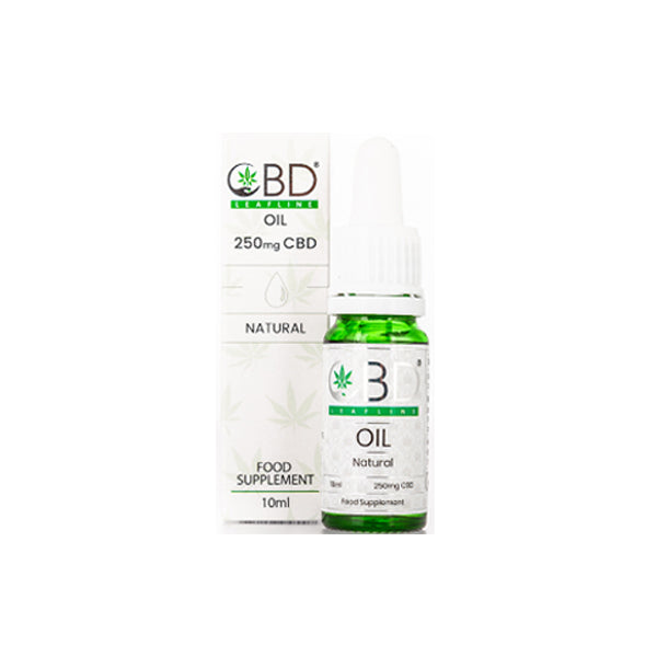 CBD Leafline 250 mg CBD Olej doplnku výživy 10 ml