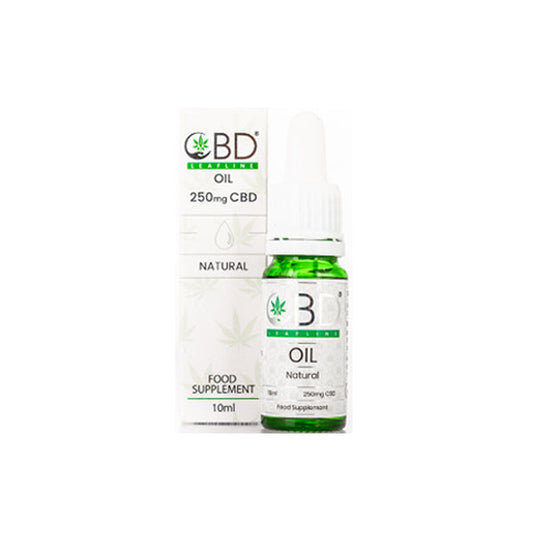 CBD Leafline 250mg CBD Olej doplňku stravy 10ml