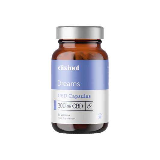 Elixinol 300mg CBD Dreams Capsules - 30 Caps - HEMPORIUM