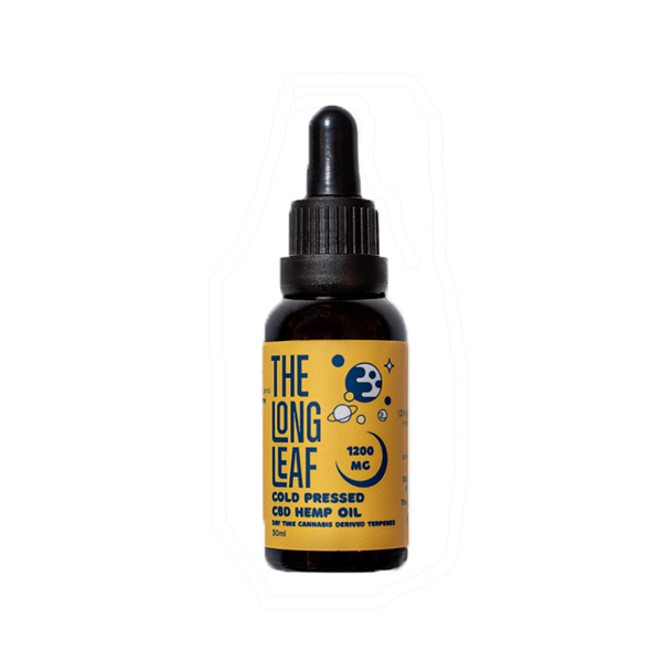 The Long Leaf 1200mg Day Cold Pressed Oil 30ml - HEMPORIUM