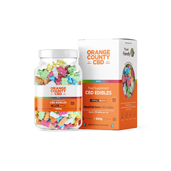 Orange County CBD 1600mg Gummies - Large Pack