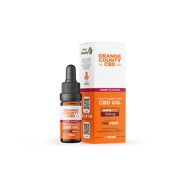 Orange County CBD 500mg Broad Spectrum CBD Oil - 10ml