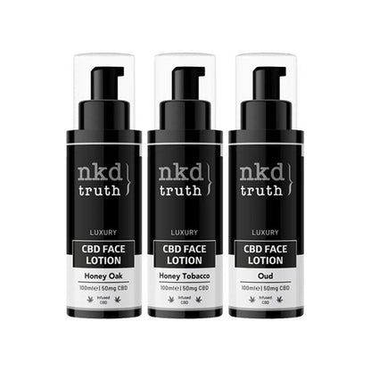 NKD 50mg CBD Face Lotion - 100ml (BUY 1 GET 1 FREE) - HEMPORIUM