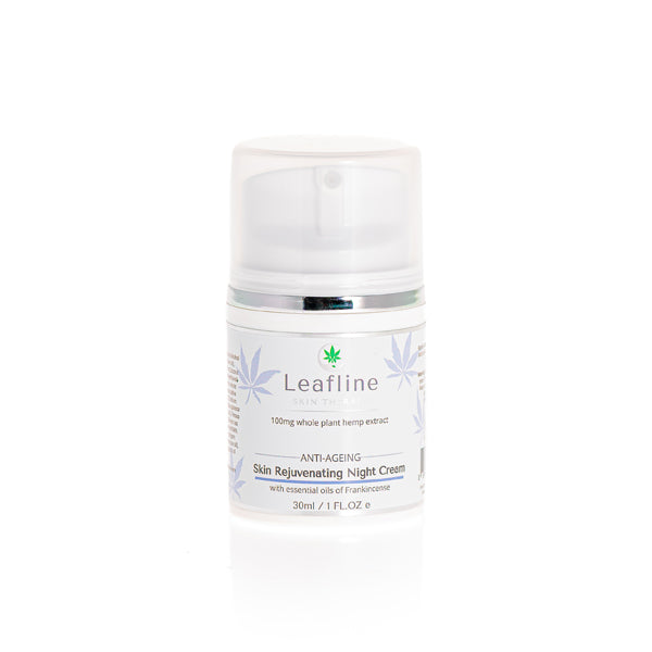 CBD Leafline 100mg CBD Skin Rejuvenating Night Cream 30ml - HEMPORIUM