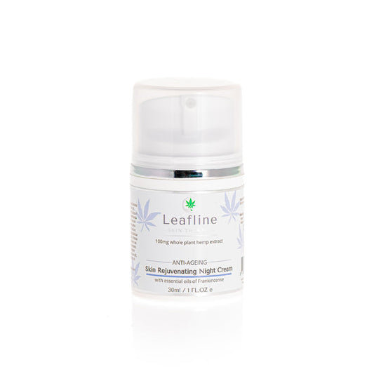 CBD Leafline 100mg CBD Skin Rejuvenating Night Cream 30ml - HEMPORIUM