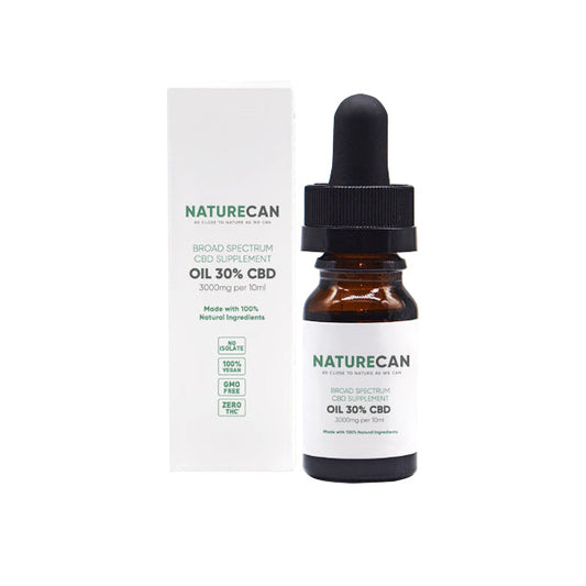 Naturecan 30% 3000mg CBD Broad Spectrum MCT Oil 10ml - HEMPORIUM