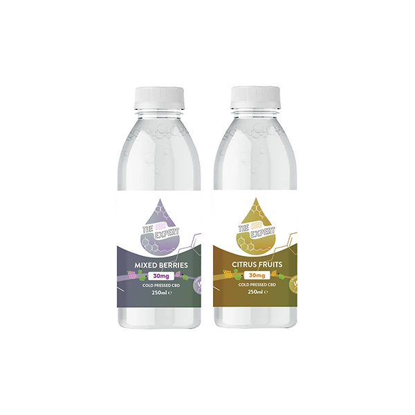 The CBD Expert 30mg Cold Pressed CBD Sparkling Drink - 250ml